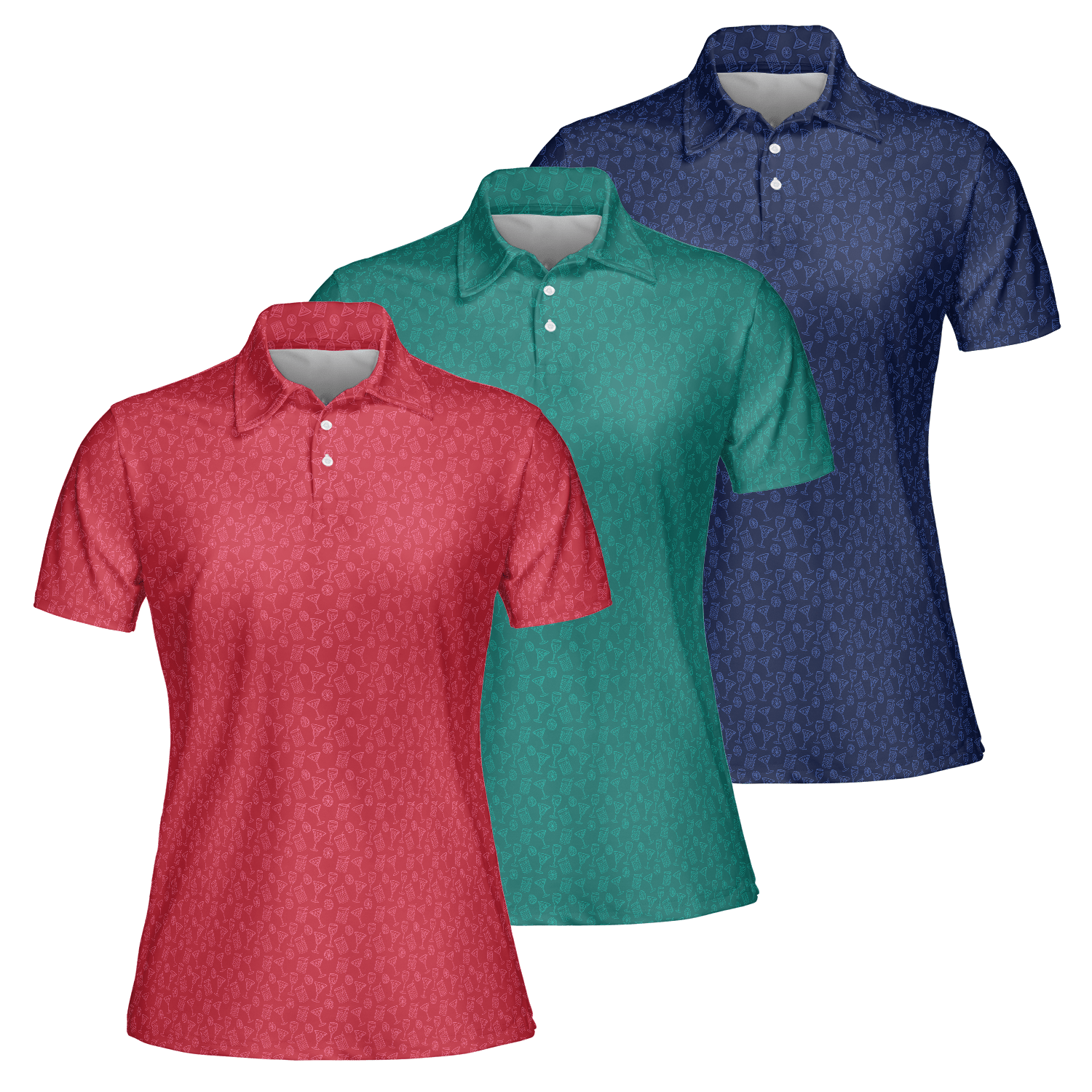 Mixed Cocktails Women’s Performance Polo Shirt