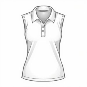 Women's Sleeveless Polo