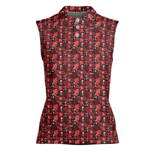 Akela Red Women’s Performance Sleeveless Polo