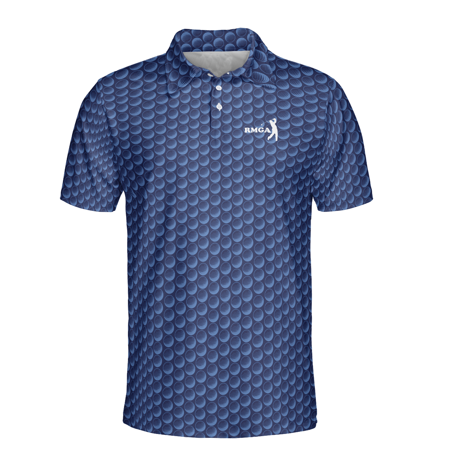 Blue Golf Balls RMGA Polo Shirt