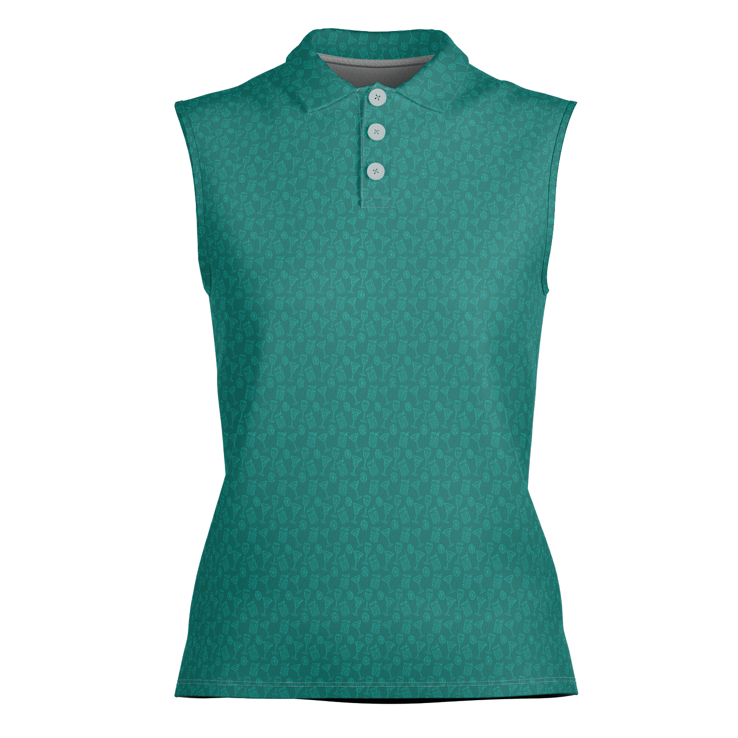 Mixed Cocktails Green Women’s Performance Sleeveless Polo