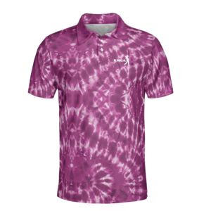 Pink Tie Dye RMGA Performance Polo Shirt