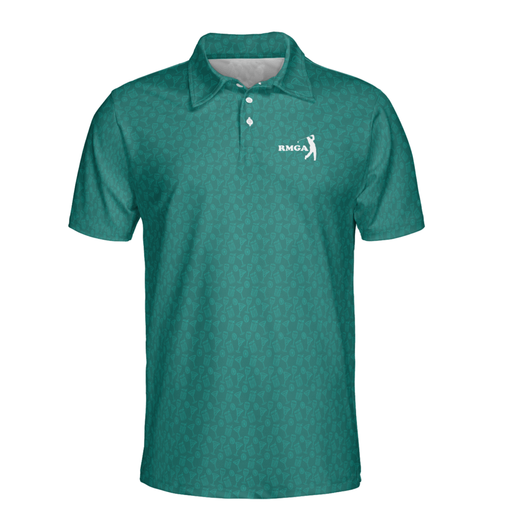 Teal Mixed Cocktails RMGA Polo Shirt